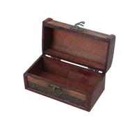 UPKOCH Boîte Décorative en Bois, Boîte de Rangement Vintage, Petit Coffret Rétro pour Bijoux et Dossiers, Style Chinois, pour Fruits Secs et Finition de Bureau