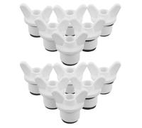 UPKOCH Bouchon Fileté Mâle 30 Pièces avec Joint Torique | Accessoire Anti-fuite Facile à Saisir, Compatible Tubes Poly et Goutte-à-goutte, pour Tâches D'arrosage et Hivernage
