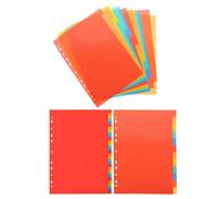 UPKOCH de Séparateurs Onglets Écriture 3 Ensembles en Plastique Pvc Réutilisables pour Organiser Classeur, pour Cahier et Bureau