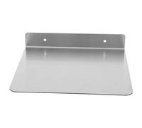 UPKOCH Étagère Flottante Murale à Installation Facile L-Shape en Acier Inoxydable Argenté Organisateur Mural Moderne pour Bouteilles D'épices et Articles de Toilette Cuisine ou Chambre