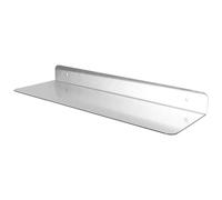 UPKOCH Étagère Murale en Métal Argentée, Acier Inoxydable, Montage Mural | Rangement Cuisine et Bureau, Structure Charge Lourde, Style Moderne, pour Images et Ustensiles