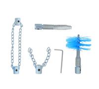 UPKOCH Kit Spirales de Débouchage pour Canalisations avec Chaîne Outil Robuste pour Nettoyage des Drains Domestiques