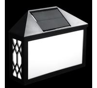 UPKOCH Lampe Solaire pour Numéro de Maison Extérieur en Plastique Noir, Éclairage LED Longue Durée, Étanche et Décoratif pour Plaque de Porte Lumineuse