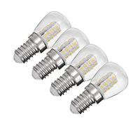 UPKOCH Lot de 4 Ampoules LED E14 3w pour Réfrigérateur et Lustre, Céramique Résistante, Éclairage 160 Lumen pour Appareils Électroménagers