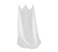 UPKOCH Moustiquaire de Tente de Camping Filet de Camping Voyages Blanc Polyester et Acier Inoxydable Protection Les Moustiques Compatible Hamac Extérieur et Chambre 1 Pièce