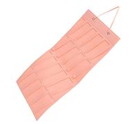 UPKOCH Paquet Suspendu Pour Bijoux Et Organisateur De Nœuds Pour Cheveux, Pochette De Rangement Murale En Feutre, Porte-accessoires Pratique Pour Fille, Utilisation Murale, Couleur Rose
