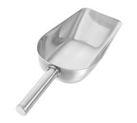 UPKOCH Pelle à Glace en Acier Inoxydable Argentée Multifonction Fond Rond, Facile à Nettoyer, pour Boutique de Thé Cuisine à Domicile