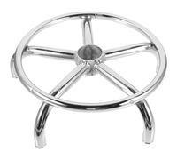 UPKOCH Plaque pivotante du Levier de Levage de Fauteuil en Alliage d'aluminium avec Base châssis Rond, Pieds renforcés pour Meubles et fauteuils pivotants, sécurité Accrue
