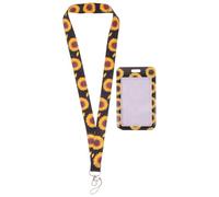UPKOCH Porte-badge Pochette pour Badge Solide et Pratique avec Lanière en Polyester Style Simple et Créatif, pour Enseignants et Étudiants