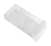 UPKOCH Porte Revue Mural en Acrylique Transparent avec Couvercle, Boîte de Rangement Murale pour Brochures et Prospectus, Visibilité Claire et Bords Lisses, pour Commerces