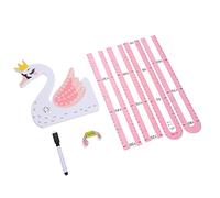 UPKOCH Sticker Toise Murale Garçon et Filles Motif Animal 3d Cygne Autocollant Mesure Hauteur Mural Chambre Bébé Décoration Ludique