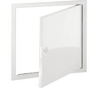 UPMANN 20585 Softline Sv Porte de visite avec fermeture carrée en acier blanc RAL 9016 200 x 400 200 x 400 mm