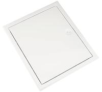 Upmann Grille Revi Porte Softline SV 250 x 300 mm, RAL9016 carré Fermeture, 1 pièce, 20526