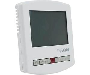 UPONOR Base Prog., sonde d'ambiance, T-26, programmateur numérique, 230 V, RAL9010, 1 pièce.