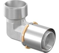 UPONOR S-Press, raccord coudé, 40-R1, 1/4"MT, 1 pièce.