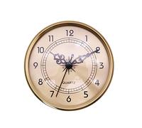 Uposao 108mm Horloge à Quartz Rétro Insérer Tête D'horloge Murale Ronde Mouvement Bricolage Tête D'horloge Incrustée De Chiffres Romains/Arabe pour Chambre à Coucher, école