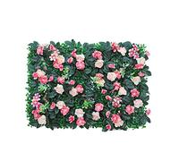 Uposao Haie Artificielle Plante Verte Simulation Mur Végétal Panneaux De Verdure Mur Végétal Décoration Jardin Clôture pour Mariage Ou Decoration Interieure DIY Pelouse, 40 x 60cm