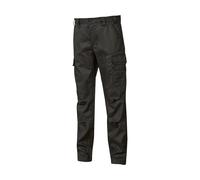 Upower Pantalone Da Lavoro Belgrado Black Carbon - Pantalon d'utilité Professionnelle - de Travail - Homme