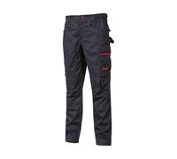 Upower Smile Black Carbon Pantalon de Travail décontracté Mixte (Lot de 1)