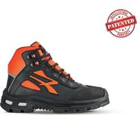 UPOWER Unisex RL1E164-36 U-Power RL1E164-36-Safety Shoe RED Lion Model Kreed S3 CI SRC ESD Size, Black, 36 EU