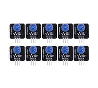 UPQRSG 10Pcs Module LED, 10Mm LED Étanche Lumière Décorative, 3.3V-5V LED Module Puce Ampoule, Simple Contrôle Lumière Décorative, pour Lettre Signe Panneaux Publicitaires(MRB050E (Bleu))