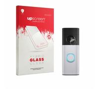 upscreen Protection Écran Verre pour Ring Battery Video Doorbell Plus | (2e Gen.) Clair Protection d'écran Made in Germany Glass-Plastique 9H Dureté Film Protecteur Vitre Transparent