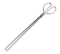 UPTALY Pince ciseaux extra longue de 60 cm, pinces à ordures en acier inoxydable avec long manche, ramasse-ordures de grande taille, pince à bois de chauffage, outils de ramassage à charbon étendu