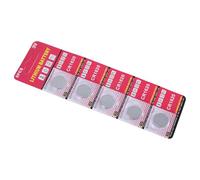 Uqezagpa 1 feuille/5 piles bouton CR1620 3 V non rechargeables pour petits appareils électroniques, alimentation stable, télécommandes