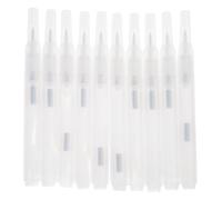 Uqezagpa Lot de 10 marqueurs vides avec tête de brosse souple rechargeable pour peinture acrylique pour projets de peinture, détails