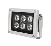 UQISOVI - Illuminateurs infrarouges 940nm invisibles à 6 LED, lumière infrarouge IP65 étanche pour caméras de sécurité (940nm IR, angle de 60° pour objectif 6mm)