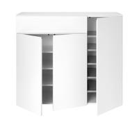 Urban 1074 - Commode avec etagère de chaussures 3 doors/3 loose shelves/5 shoe shelves