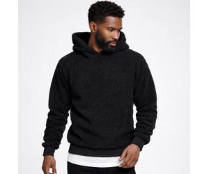 Urban Classics - Sherpa Hoody schwarz - XXL