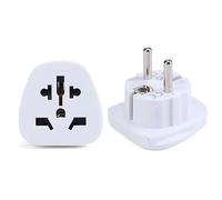 Urban factory Adaptateur secteur voyage universel monde vers Europe - Blanc