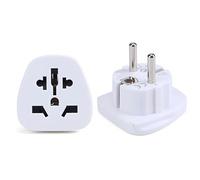 Urban factory Adaptateur secteur voyage universel monde vers Europe - Blanc