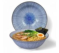 Urban Lifestyle bol ramen lot de 2 Ø 20,5 cm style japonais bol porcelaine 1000 ml bol soupe bol nouilles bol pho bol salade bol céréales TOKUSA