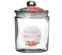 Urban Living CONSERVATION - CANDY BAR - BONBONNIERE EN VERRE DECORE 1900ML DIAM14CM X H21CM