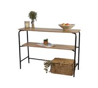 Urban Living Console 2 niveaux métal noir