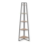Urban living Étagère Angle Désert 5 Niveaux Bois Acier