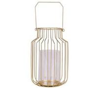 Lanterne ronde design métal gold home