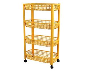 Urban Living Liberty Desserte 4 Niveaux 46,5X26Xh78,8Cm Mustard Yellow