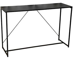 Urban Living "Madison Console en Metal Noir 120X39XH79CM