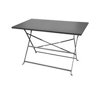 Urban Living SUNNYDAYS Collection Mistral Table Pliable en Metal Gris Anthracite 110X70XH70CM