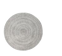 Urban Living SUNNYDAYS Le FARNIENTE - Tapis Rond MOLTO D160CM Exterieur/Interieur Ivoire Argent Taupe