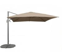 Urban Living SUNNYDAYS PARASOL DECENTRE CARRE TAUPE 300X300CM TOILE 250GR