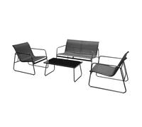 Urban Living SUNNYDAYS Salon DE Jardin CALA Rossa 4 Places Sofa 112X77XH74CM & Fauteuil 59X77XH74CM