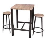 Table bar avec tabourets indus dock