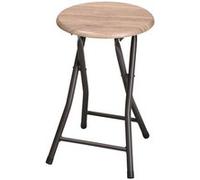 Urban Living - Tabouret d'appoint pliable industriel Dock - Noir - Dock Noir G