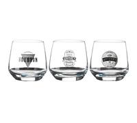 Urban Living Verres à Whisky 280 ml - Verres Whiskey Design Vintage avec Décors Imprimés - Idée Cadeau Dégustation Bourbon Scotch Irish (6)