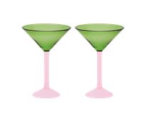 URBAN NATURE CULTURE Coffret cadeau Urban Nature Culture verres à martini lot de 2 Green