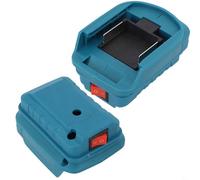 UrbanHui Bloc de jonction adaptateur de batterie pour batterie au lithium BL1830 BL1860 BL1815 18 V (noir)